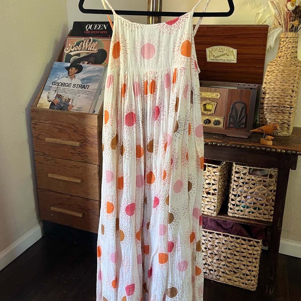Pink Chicken Women’s Sun Print Maxi Dress S
